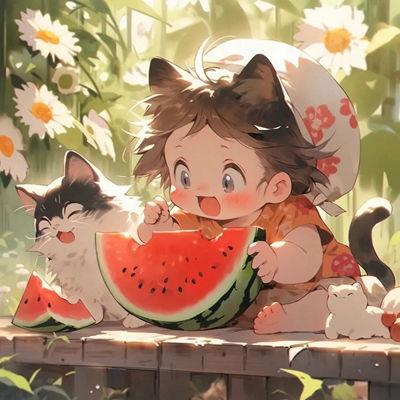 动漫吃瓜头像男生,揭秘二次元世界的趣味瞬间